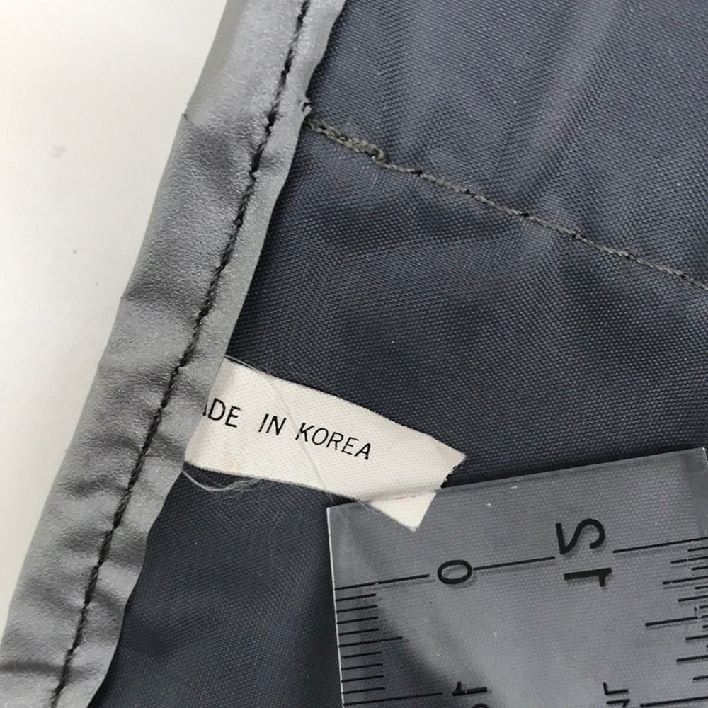 SIR BENTLEY—Vintage—Large Gray Lightweight Foldable Tote Bag 18 1/2” x 12” - Picture 5 of 15